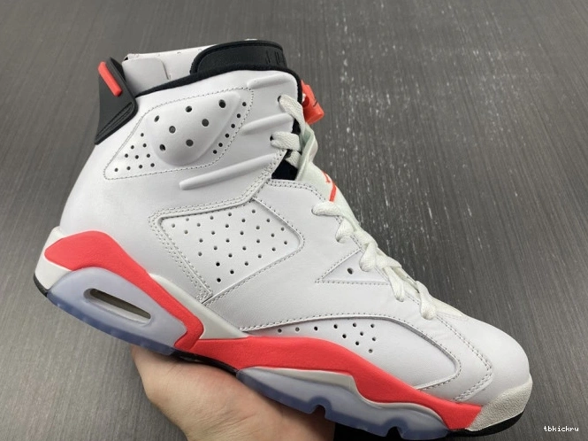 Cheap TBK Infrared Retro Jordan (2014) White 384664-123 6 0709